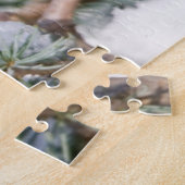 Amerikaanse Boom Sparrow in de winter Legpuzzel (Zijkant)