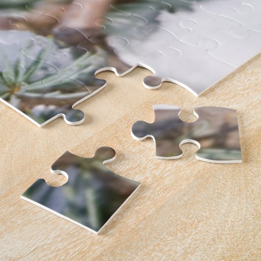 Amerikaanse Boom Sparrow in de winter Legpuzzel (Zijkant)