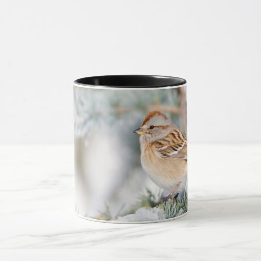 Amerikaanse Boom Sparrow in de winter Mok (Midden)