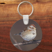 Amerikaanse Boom Sparrow Sleutelhanger (Voorkant)