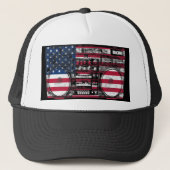 amerikaanse boombox trucker pet (Voorkant)
