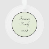 Amerikaanse Boommus Ornament (achterkant)