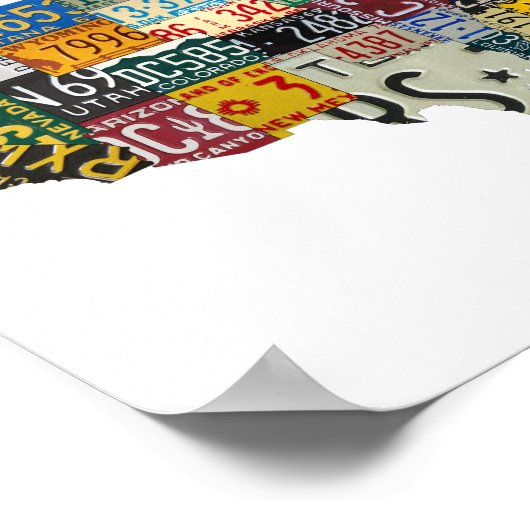 Amerikaanse borden poster (Hoek)