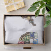 Amerikaanse borden  tissuepapier (Geschenk)