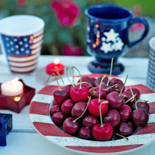 Amerikaanse Borden voor vlaggenpapier Papieren Bordje