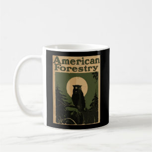 Amerikaanse bosbouwers Great Owl America Parks Koffiemok