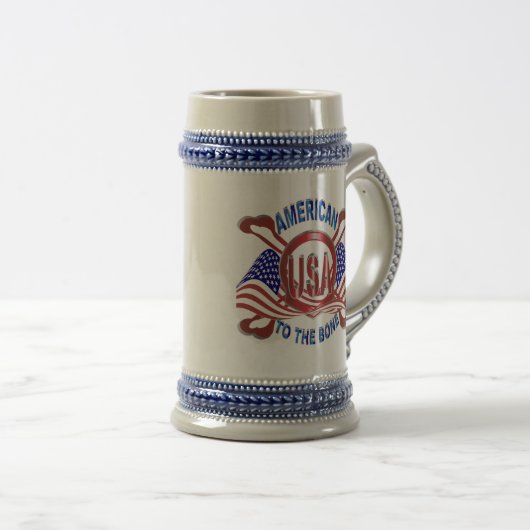 Amerikaanse Botten Bierpul (Voorkant rechts)