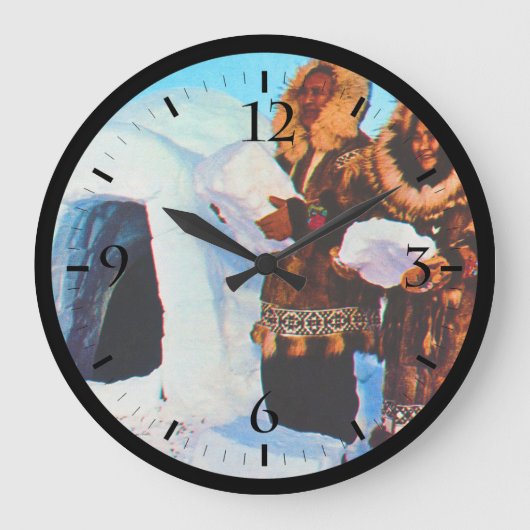  Amerikaanse bouwbedrijven Alaska igloo Grote Klok (Voorkant)