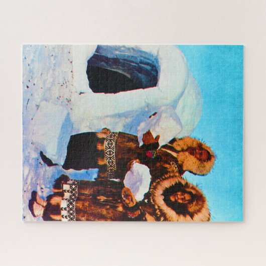  Amerikaanse bouwbedrijven Alaska igloo Legpuzzel (Horizontaal)