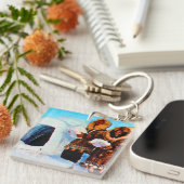  Amerikaanse bouwbedrijven Alaska igloo Sleutelhanger (Voorkant Rechts)