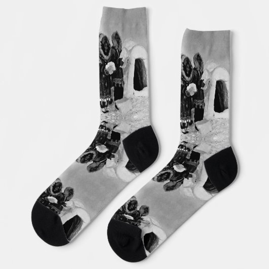  Amerikaanse bouwbedrijven Alaska igloo Sokken (Links)