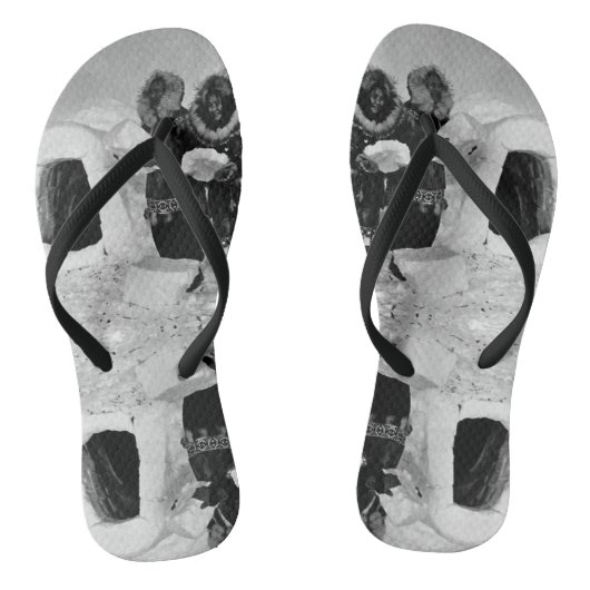 Amerikaanse bouwbedrijven Alaska igloo Teenslippers (Voetbed)