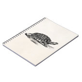 Amerikaanse Box Tortoise - Turtle Sjabloon Notitieboek (Linkerzijde)