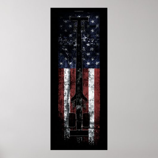 AMERIKAANSE BRANDSTOFNITROSTIJL POSTER (Voorkant)