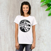Amerikaanse brandweerman Bold Black and White T-shirt