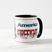 Amerikaanse brandweerman mok (Voorkant rechts)