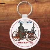 Amerikaanse brandweerman sleutelhanger (Voorkant)