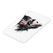 Amerikaanse brandweerman.Vlag van de Verenigde Sta Magneet (Linkerzijde)