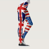 Amerikaanse Britse vlaggen Patriottisch Leggings (Rechts)