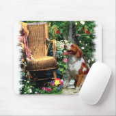 Amerikaanse Brittany Spaniel Art Gifts Muismat (Met muis)