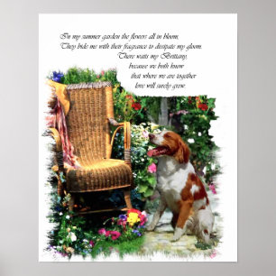 Amerikaanse Brittany Spaniel Art Print