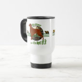 Amerikaanse Brittany Spaniel Gifts Reisbeker (Voorkant links)