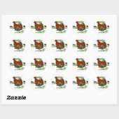 Amerikaanse Brittany Spaniel Gifts Ronde Sticker (Vel)