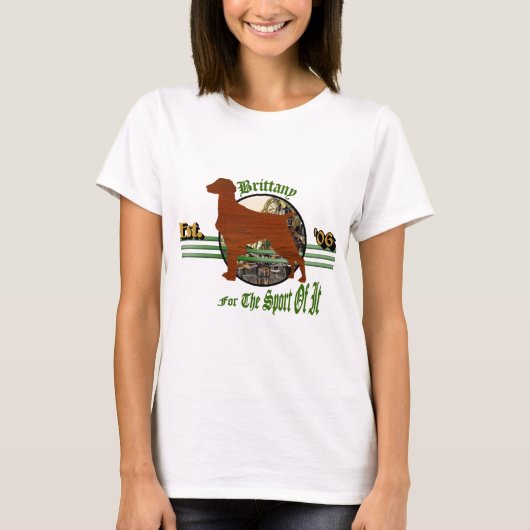 Amerikaanse Brittany Spaniel Gifts T-shirt (Voorkant)