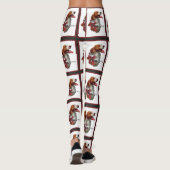 Amerikaanse Brittany Spaniel Kerst Leggings (Achterkant)