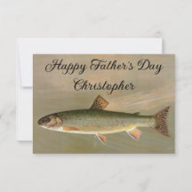 Amerikaanse Brook Trout Fish  Illustratie