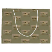 Amerikaanse Brook Trout Fish  Illustratie Groot Cadeauzakje (Achterkant)