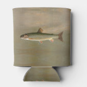 Amerikaanse Brook Trout Fish  Illustration Can Blikjeskoeler (Achterkant)