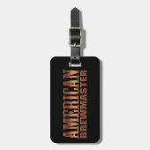 amerikaanse brouwerij brouwerij bier bagagelabel (Voorkant verticaal)