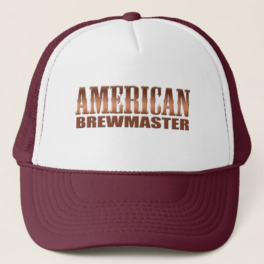 amerikaanse brouwerij brouwerij bier trucker pet (Voorkant)