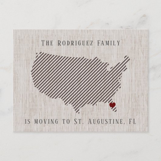 Amerikaanse bruine linnen en aankondiging van hart (Voorkant)