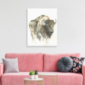 Amerikaanse Buffalo I Canvas Afdruk (Insitu (Woonkamer))