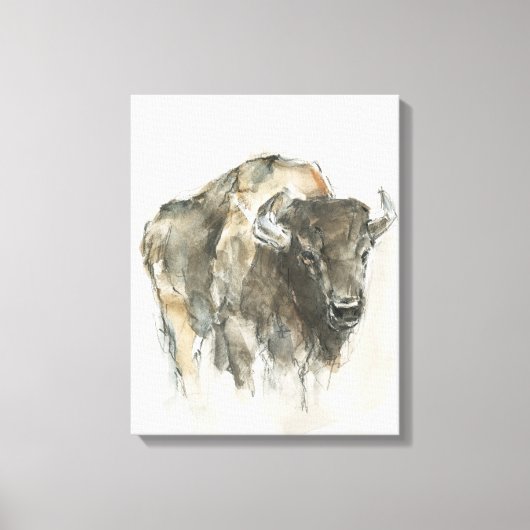 Amerikaanse Buffalo I Canvas Afdruk (Voorkant)
