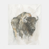 Amerikaanse Buffalo I Fleece Deken (Voorkant)