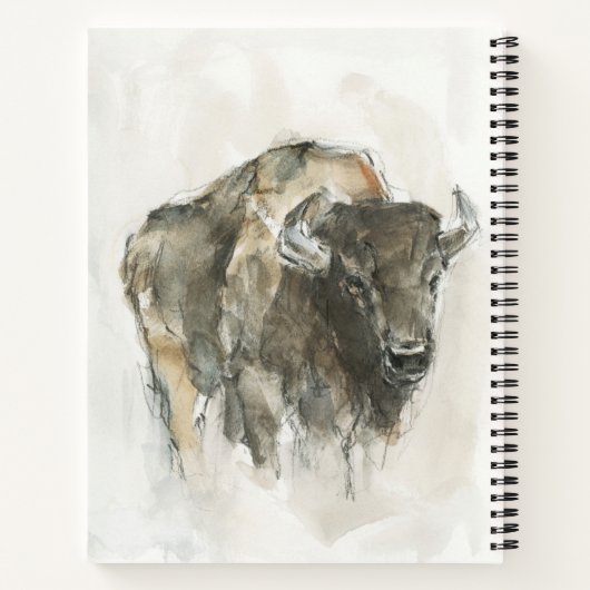 Amerikaanse Buffalo I Notitieboek (Achterkant)