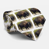 Amerikaanse Buffalo Mannen Necktie Stropdas (Opgerold)