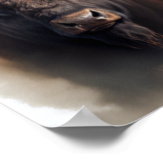 Amerikaanse Buffalo Poster (Hoek)