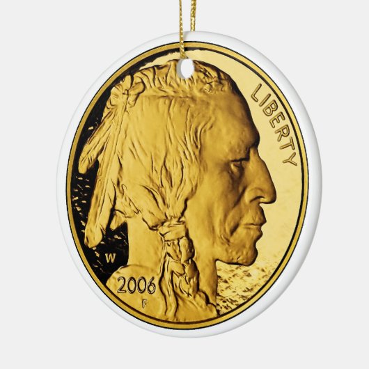 Amerikaanse Buffalo Proof Gold Bullion Coin 2006 Keramisch Ornament (Links)