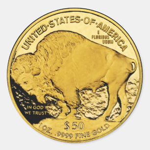 Amerikaanse Buffalo Proof Gold Bullion Coin 2006 Ronde Sticker