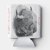 Amerikaanse buffel blikjeskoeler (Achterkant)