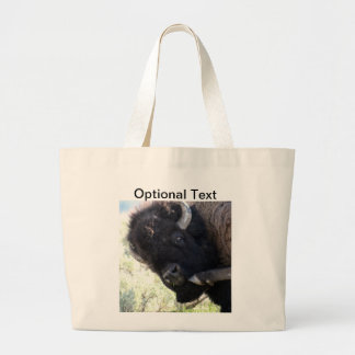 Amerikaanse buffel in het nationale park van Yello Grote Tote Bag