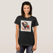 Amerikaanse Buffel Kleurrijke Aztec Bison Mannen V T-shirt (Voorkant volledig)