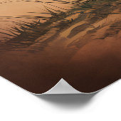 Amerikaanse buffel op een kaart poster (Hoek)