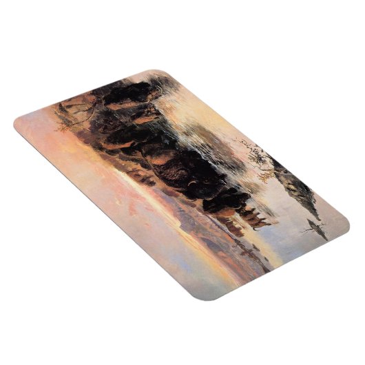 Amerikaanse buffelkudde magneet (Rechterzijde)