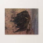 -Amerikaanse buffelschildering (1909) Legpuzzel (Horizontaal)
