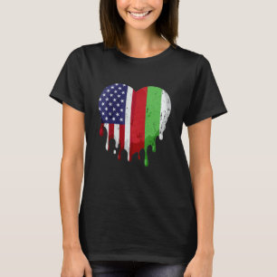 Amerikaanse Bulgaarse erfgoedmaand Bulgarije Vlag T-shirt